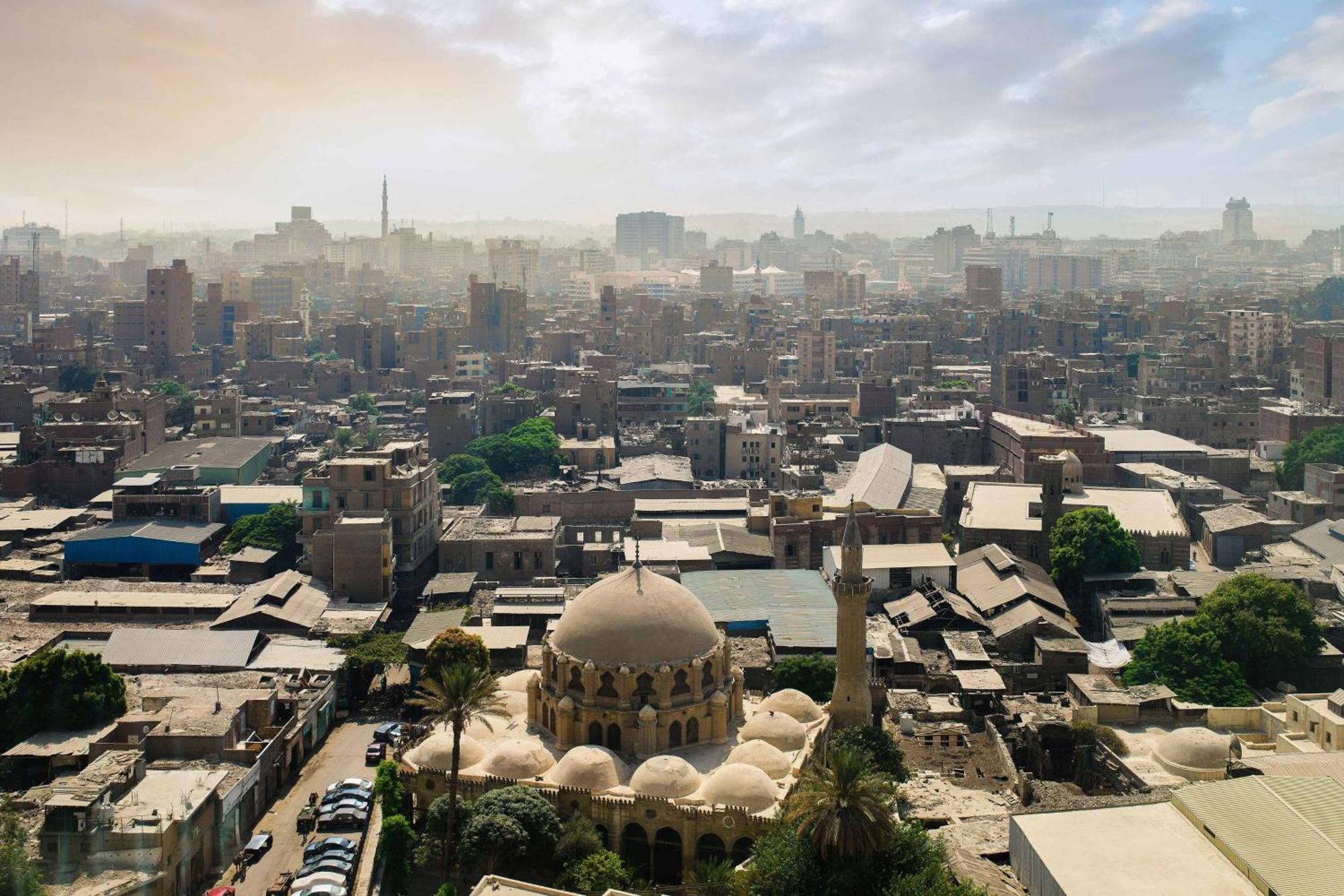 Hotel The St. Regis Kair Zewnętrze zdjęcie Cairo skyline